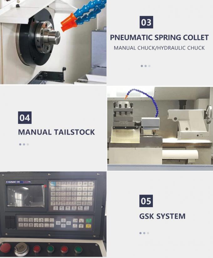 CK0640 Machine à découper le tour CNC verticale Automatique à lit plat horizontale 2