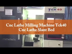 tour CNC tck40 avec coupeuse volante