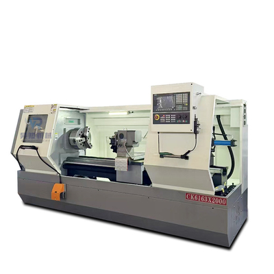 Tour automatique CNC horizontale Ck6163 380V avec alésage de broche de 105 mm