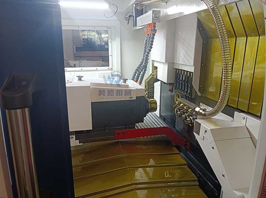 Machine à tourner CNC automatique de précision avec système de contrôle Fanuc SYNTECs Sm205