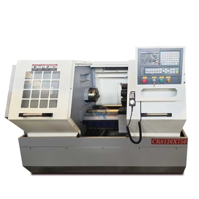 Système Siemens CK6136 nouvelle machine à tour CNC automatique à lit plat pour le métal
