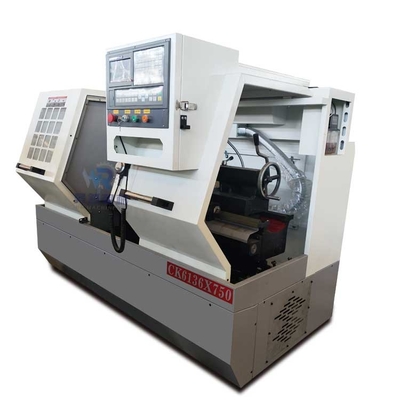 Système Siemens CK6136 nouvelle machine à tour CNC automatique à lit plat pour le métal